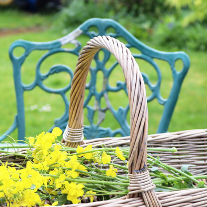 Antique Wash Kew Garden Trug Basket