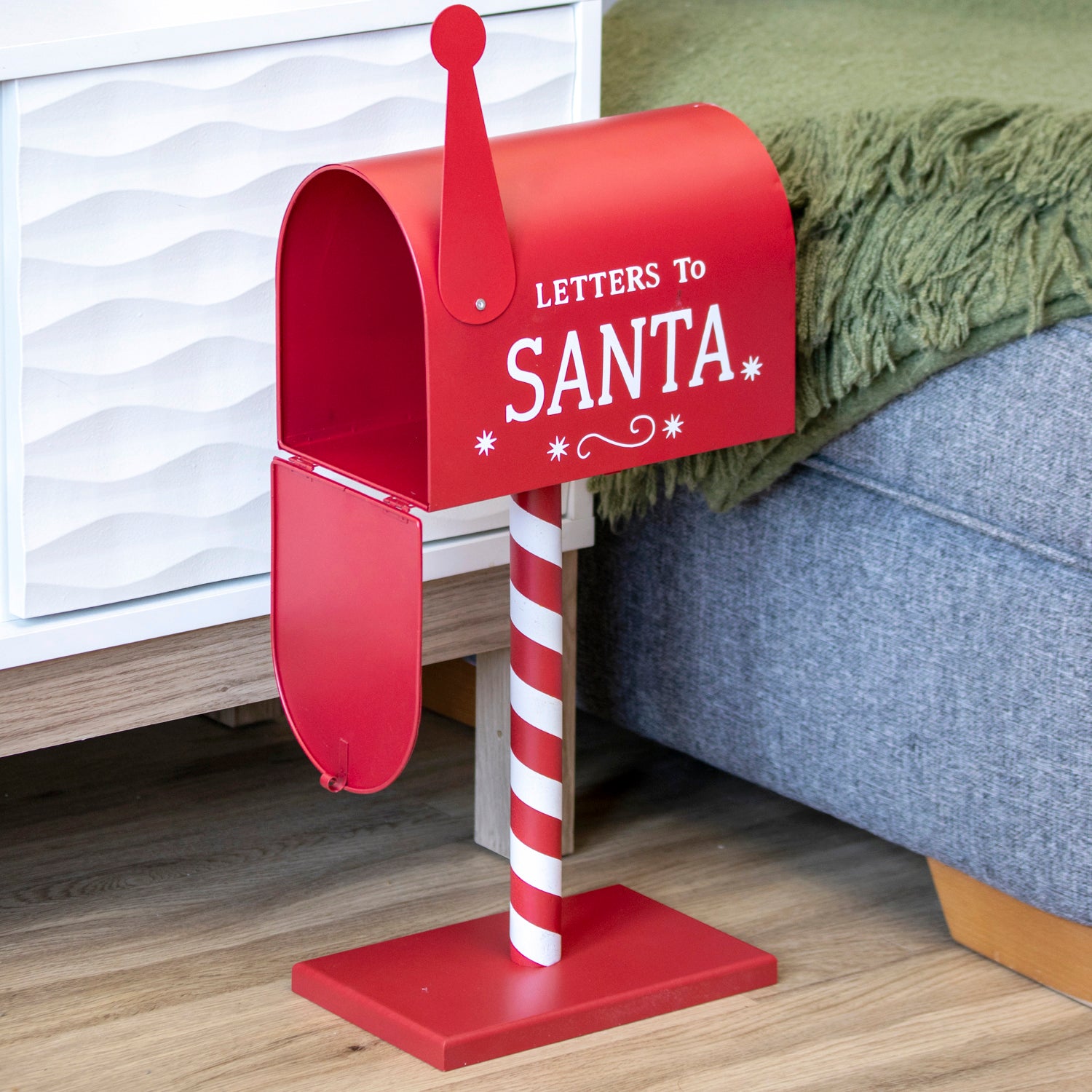 Letters To Santa Christmas Post Box On Stand