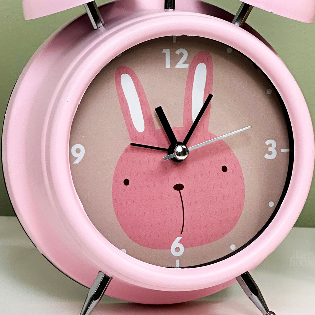 Matt Pink Rabbit Alarm Clock