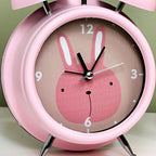 Matt Pink Rabbit Alarm Clock