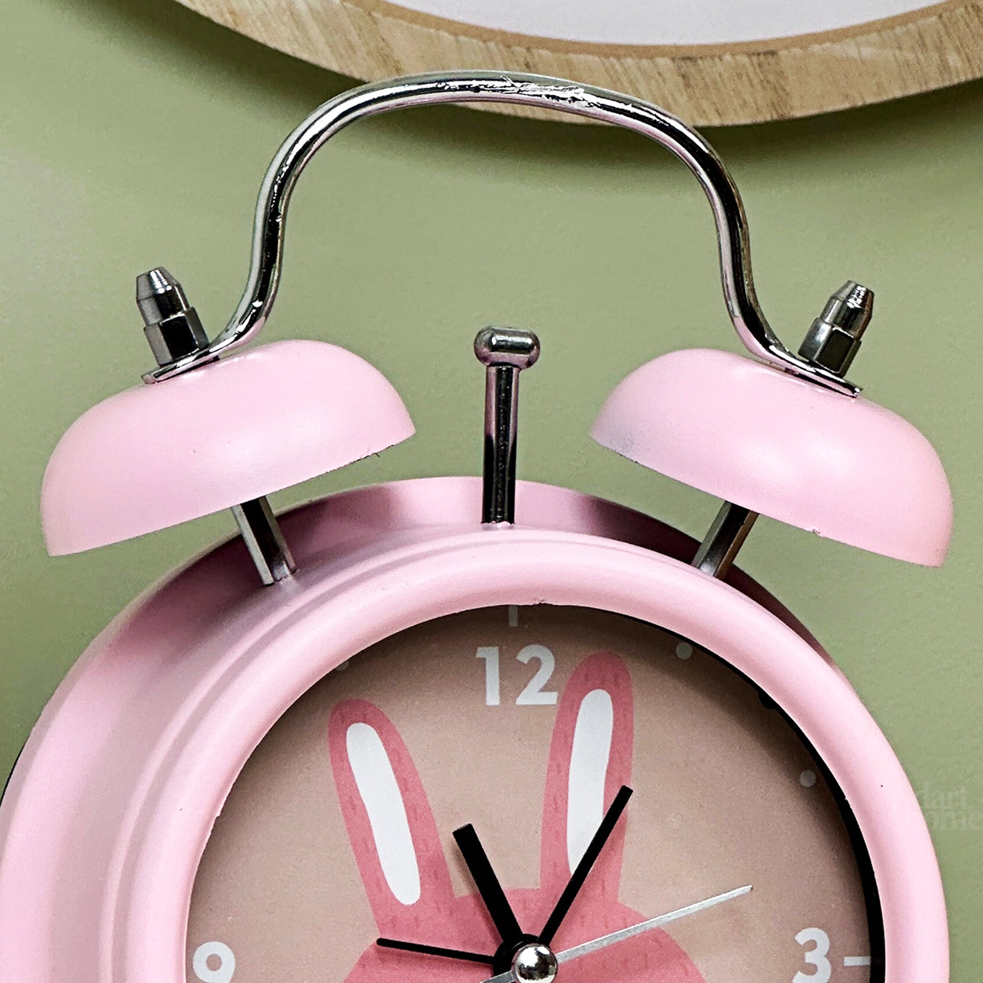 Matt Pink Rabbit Alarm Clock