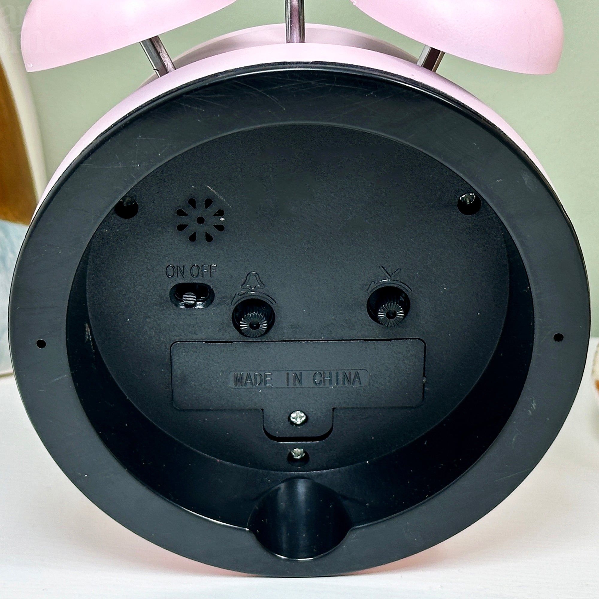 Matt Pink Rabbit Alarm Clock