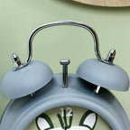 Matt Grey Zebra Alarm Clock