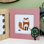 Forest Fox And Squirrel Triple Photo Frame