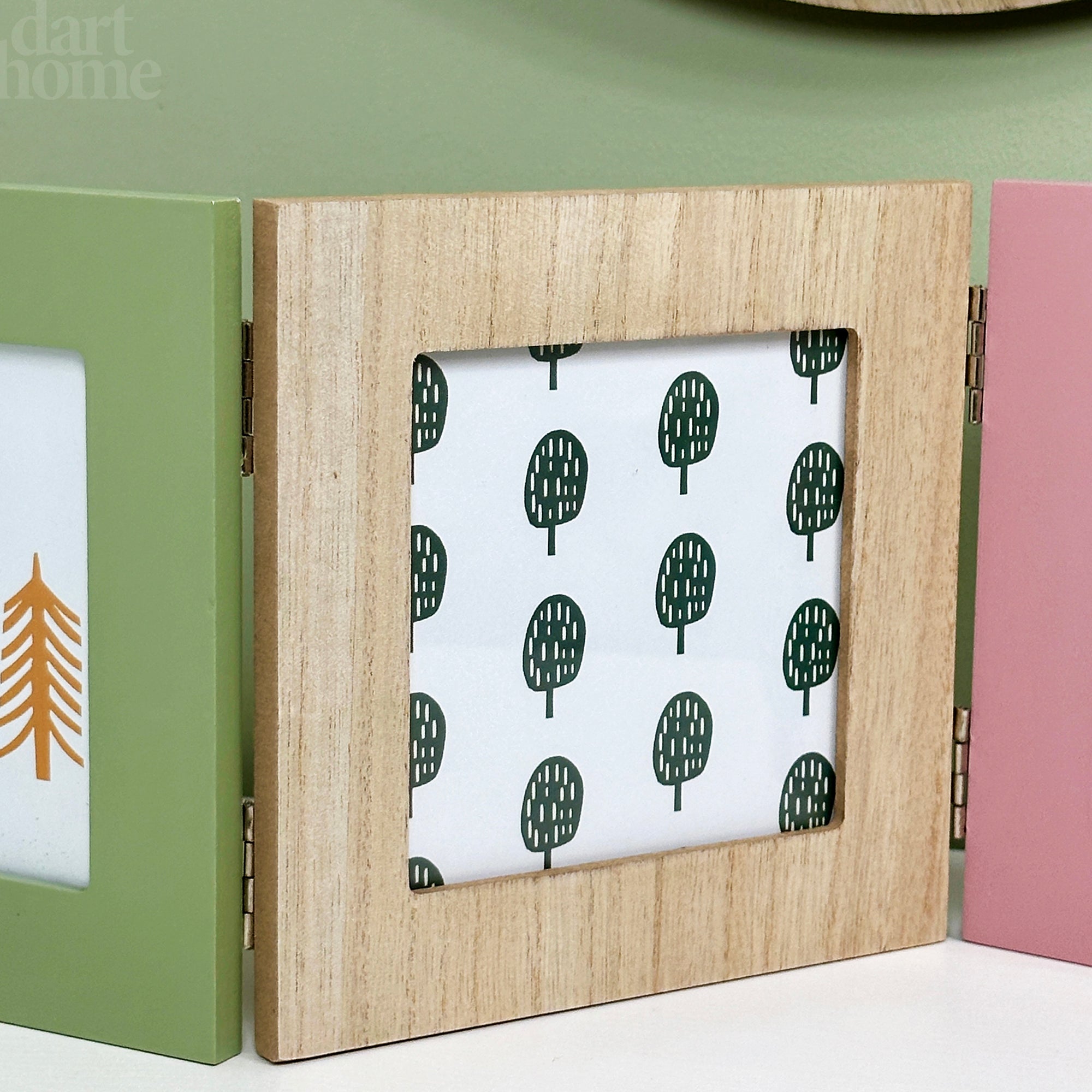 Forest Fox And Squirrel Triple Photo Frame
