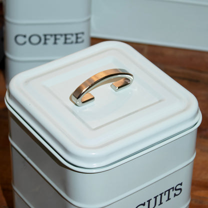 Retro Blue Biscuit Tin