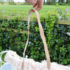 Beige Tasselled Summer Beach Bag