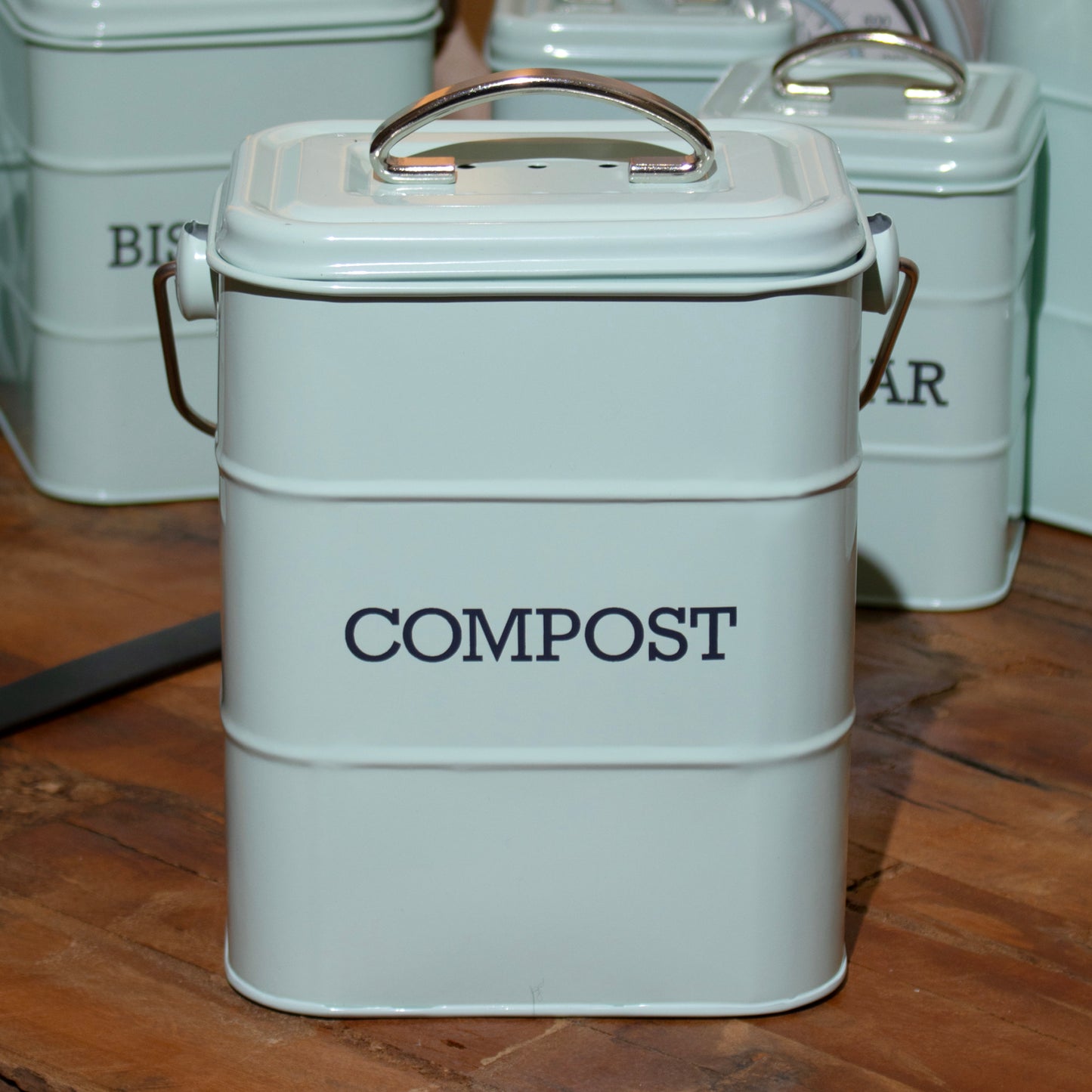 Retro Blue 3 Litre Compost Bin