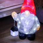 Light Up Christmas Gonk With Lantern Ornament