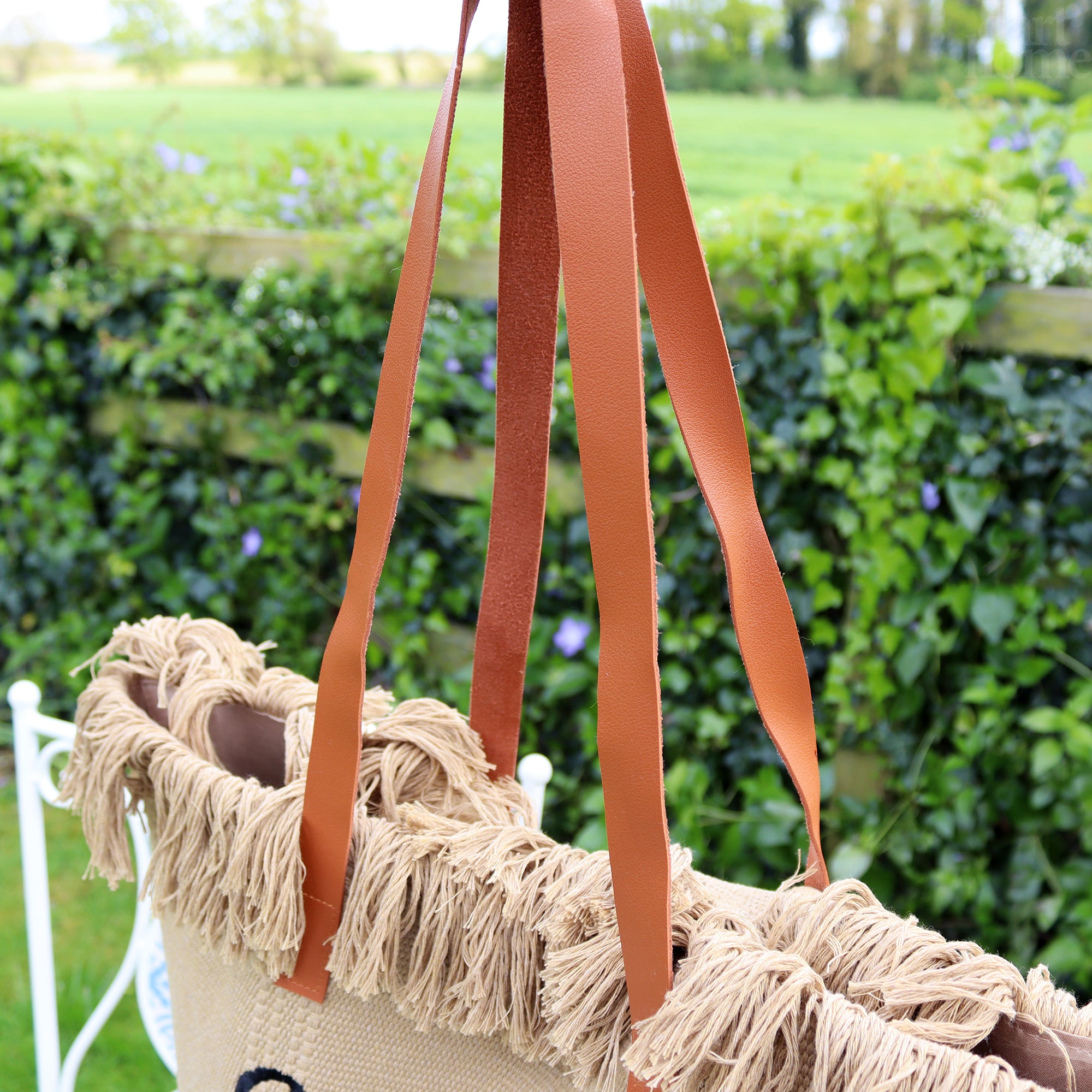 Stone Tasselled Summer Beach Bag