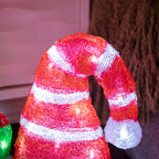 Light Up Christmas Gnome With Present Ornament