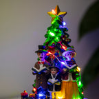 Light Up Musical Carol Singers Christmas Scene With Moving Train