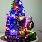 Light Up Musical Christmas Scene With Moving Train
