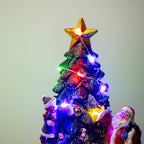 Light Up Musical Christmas Scene With Moving Train