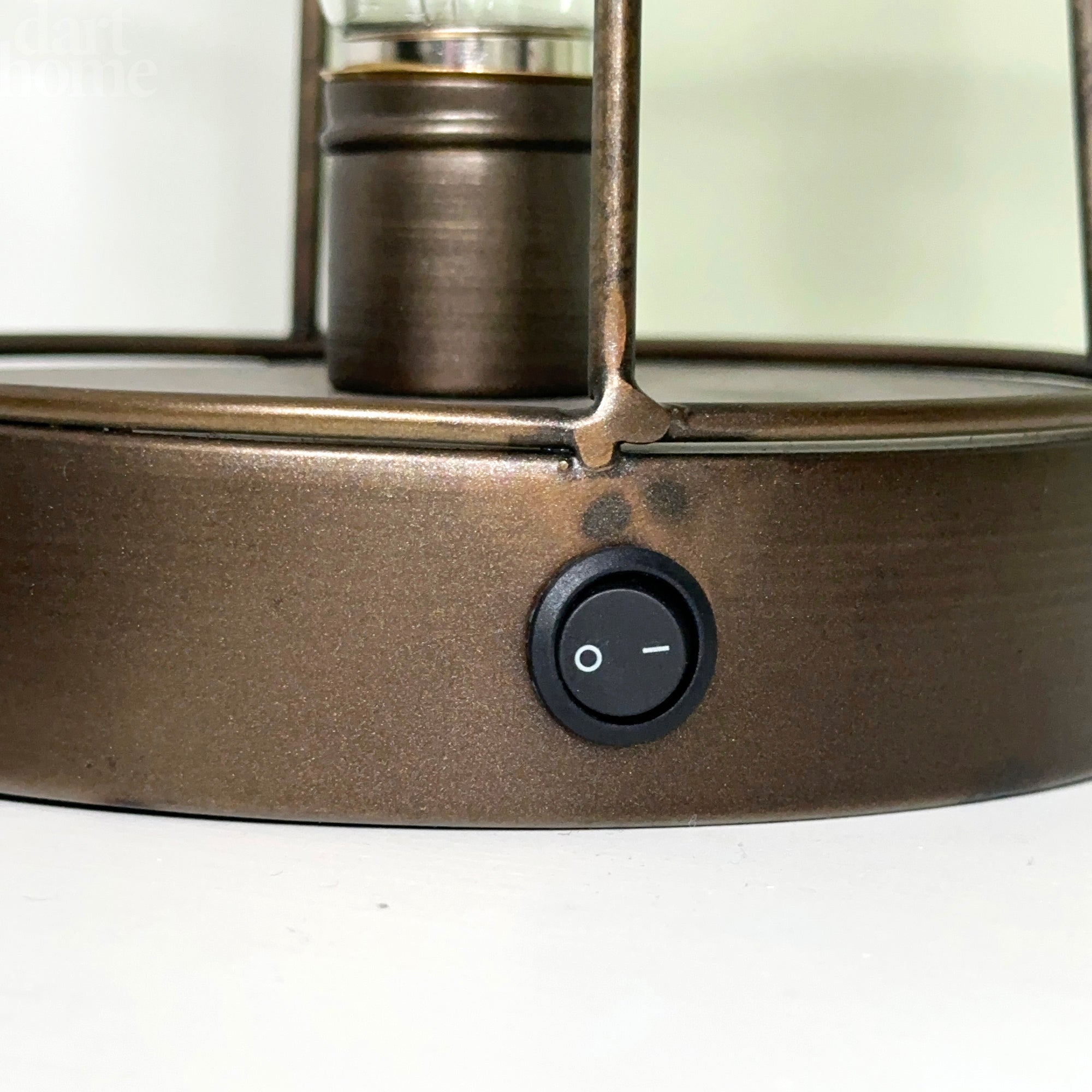 Industrial Caged Table Lamp