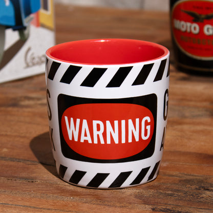 Warning Genius At Work Mug