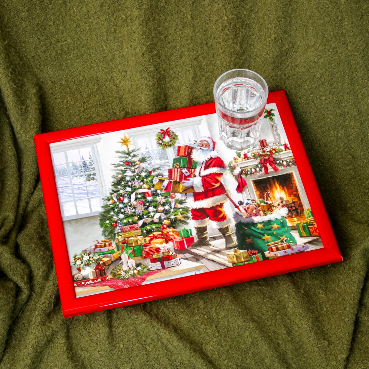 Santa Claus Cushioned Lap Tray