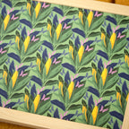 Botanical Sweetcorn Print Laptray