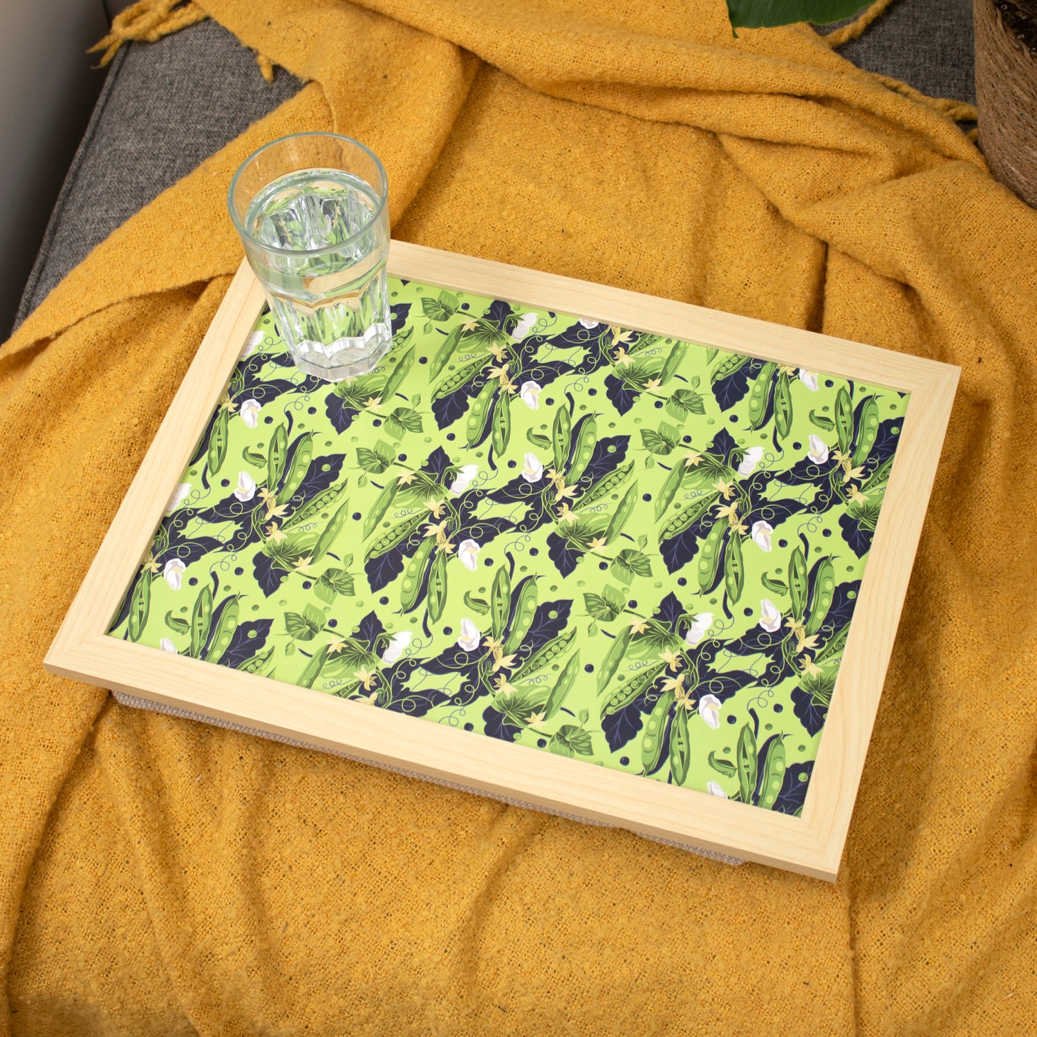 Botanical Green Peas Laptray