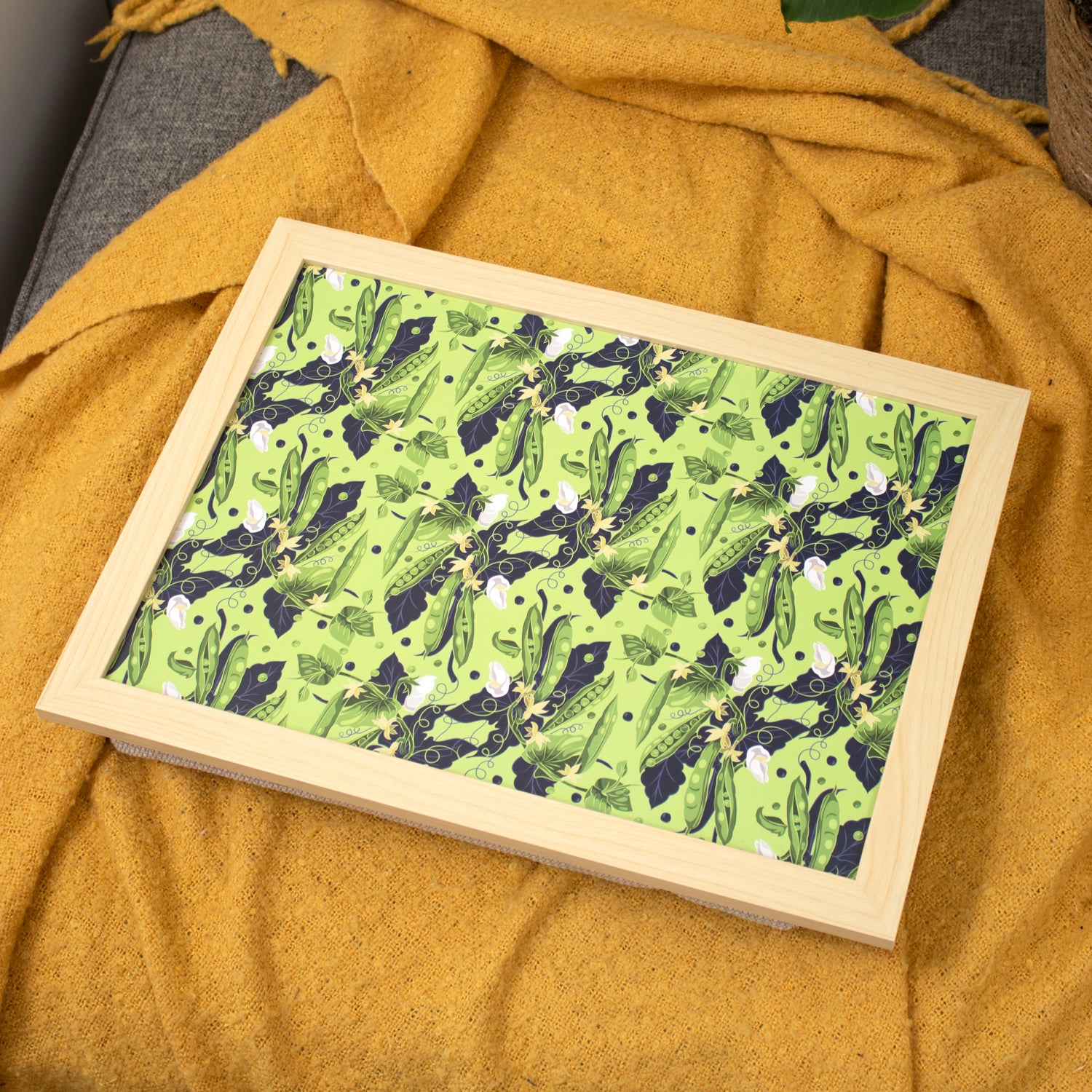 Botanical Green Peas Laptray