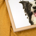 Border Collie Dog Lap Tray