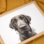 Black Labrador Lap Tray