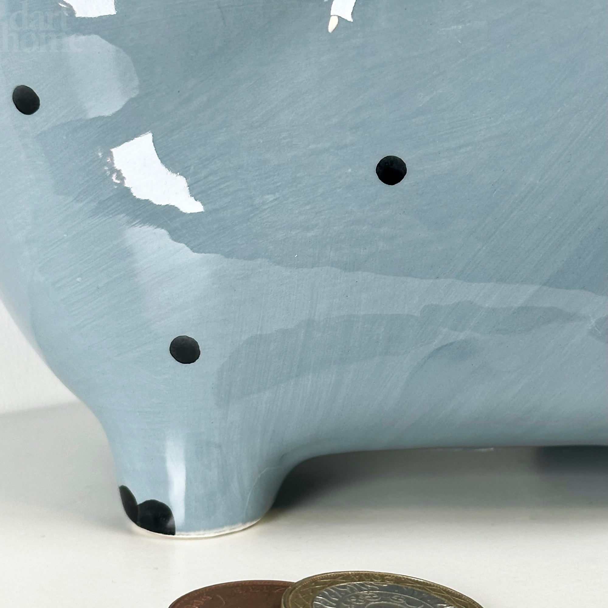Ceramic Blue Cat Money Box