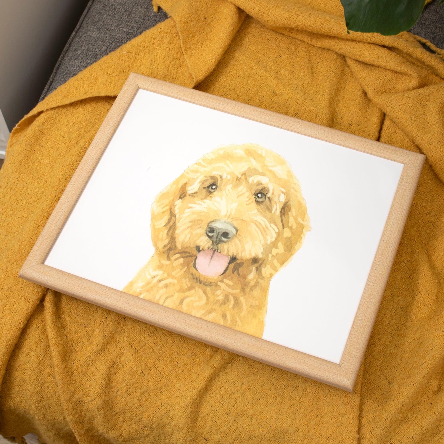Cockapoo Dog Lap Tray