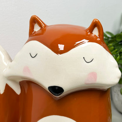 Spardose Fuchs aus Keramik