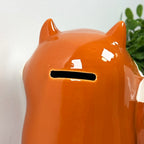 Ceramic Fox Money Box