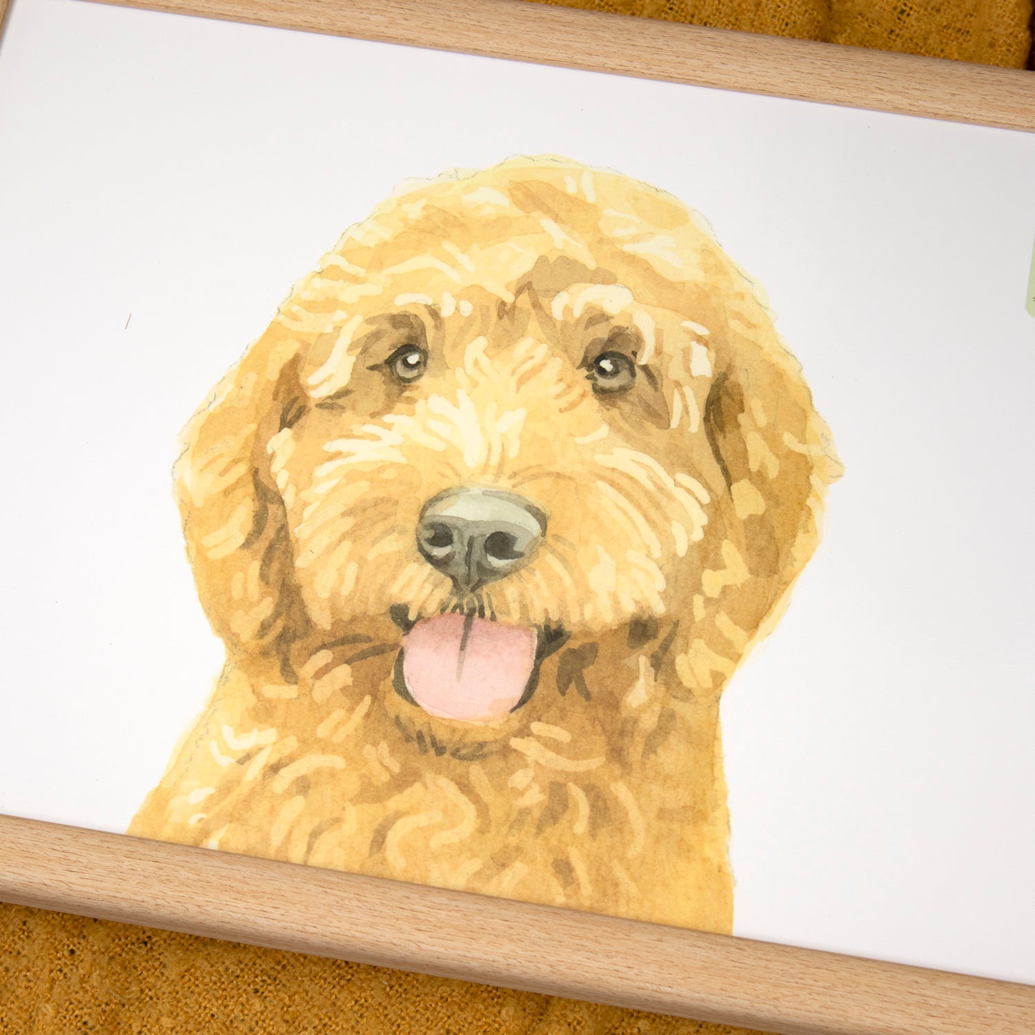 Cockapoo Dog Lap Tray