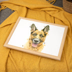 German Shepherd Dog Lap Tray