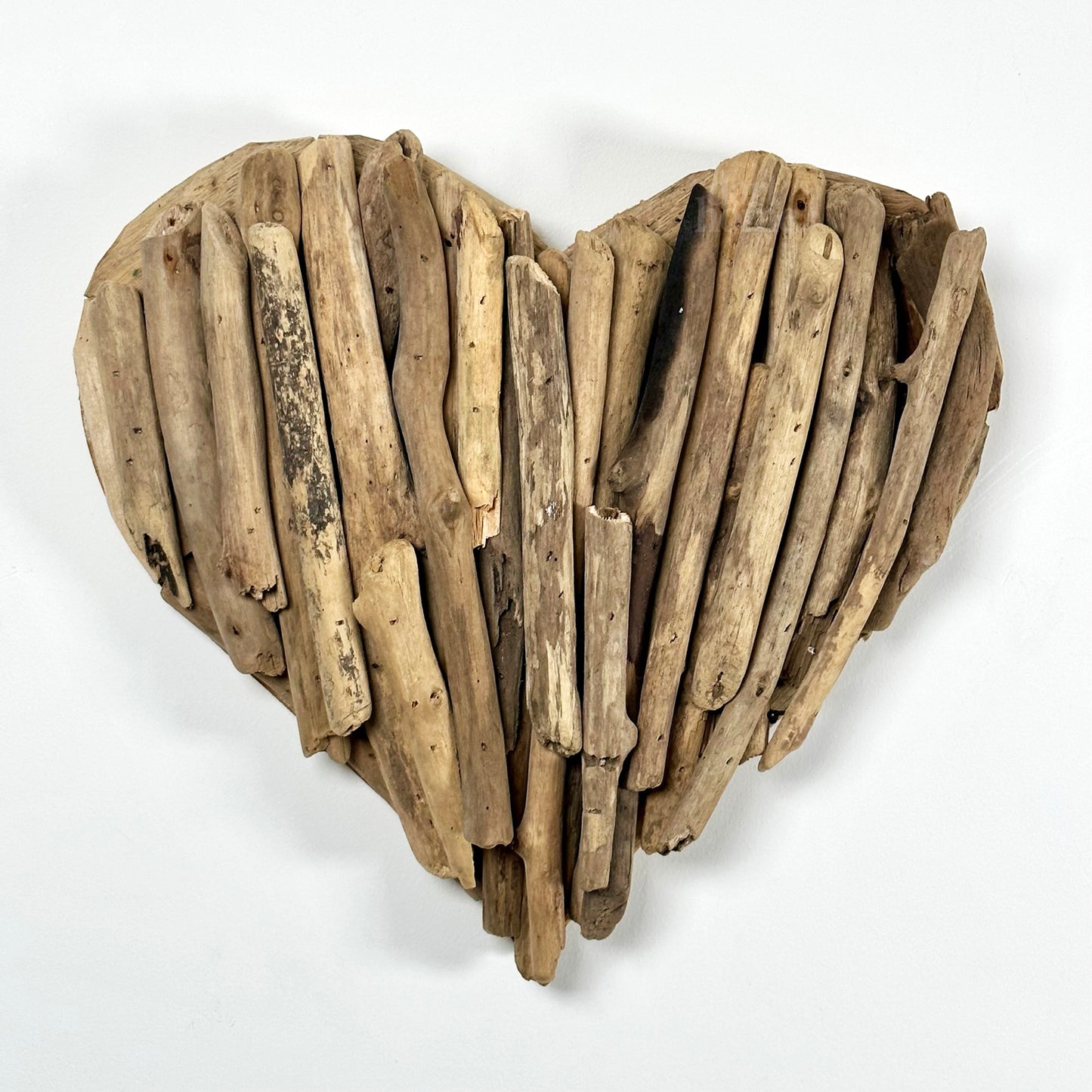 Driftwood Wall Heart Sculpture