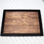 Wild Wood Faux Leather Cushioned Lap Tray