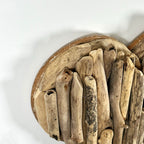 Driftwood Wall Heart Sculpture
