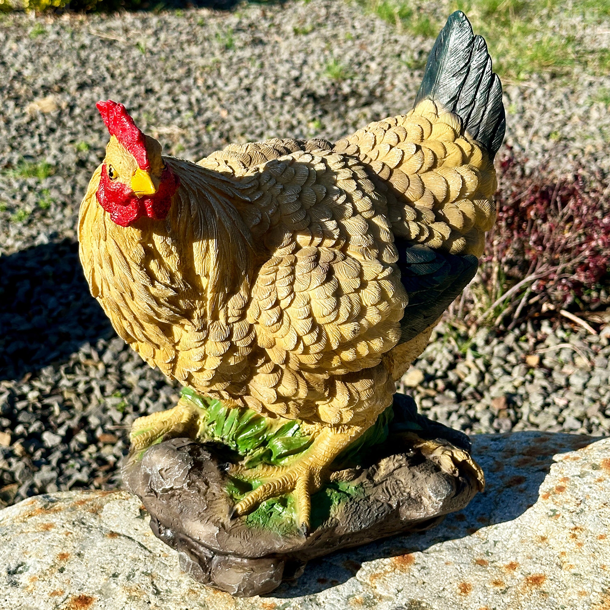 Resin Hen Ornament