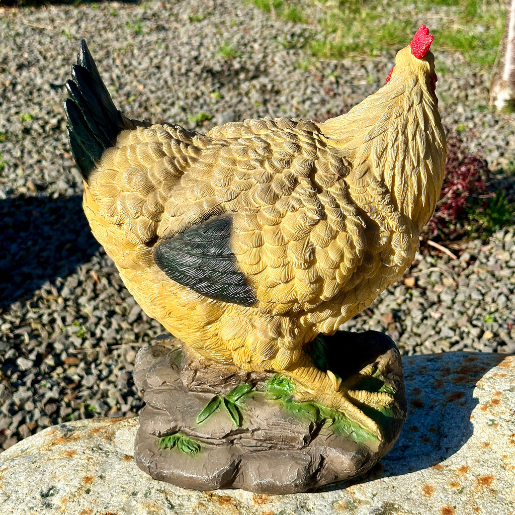 Resin Hen Ornament
