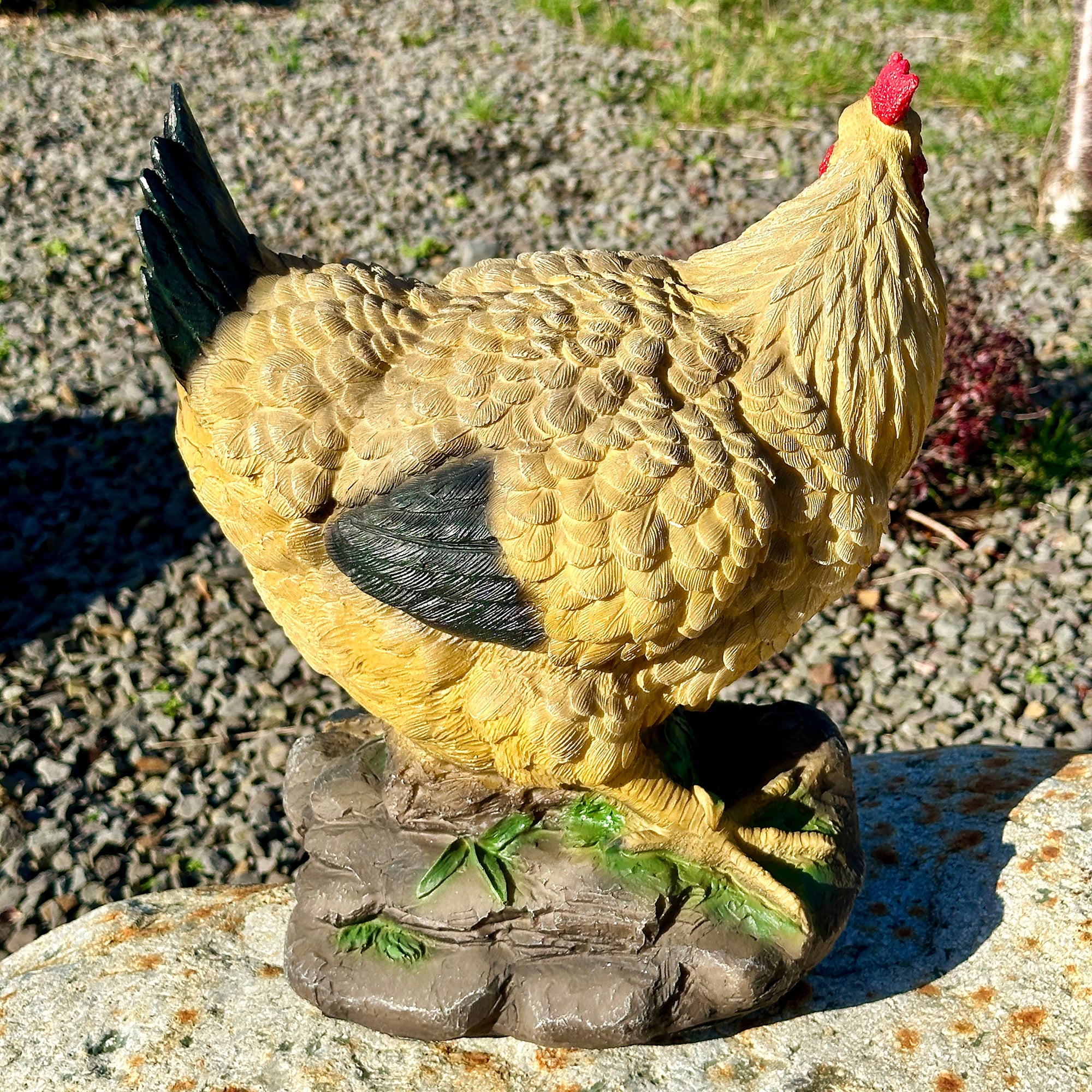 Resin Hen Ornament