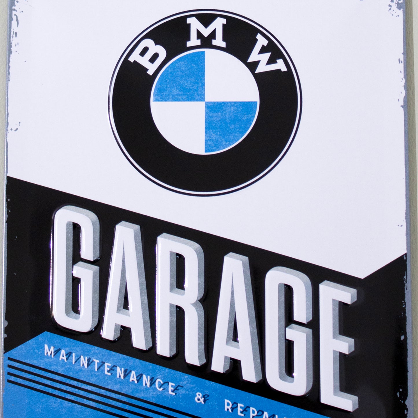 BMW Garage Metal Wall Sign