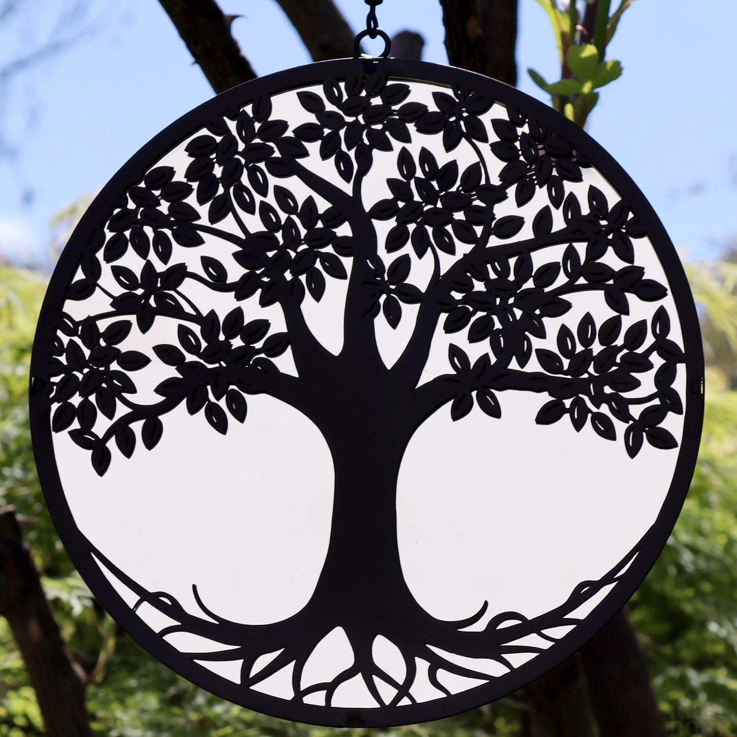 Tree Of Life Hanging Mirror Silhouette