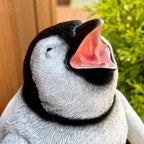 Cute Squawking Penguin Sculpture