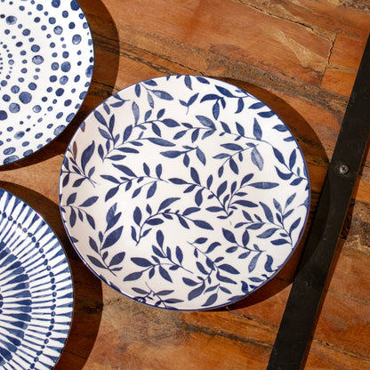 Set Of 6 Mediterranean Patterned Side Plates