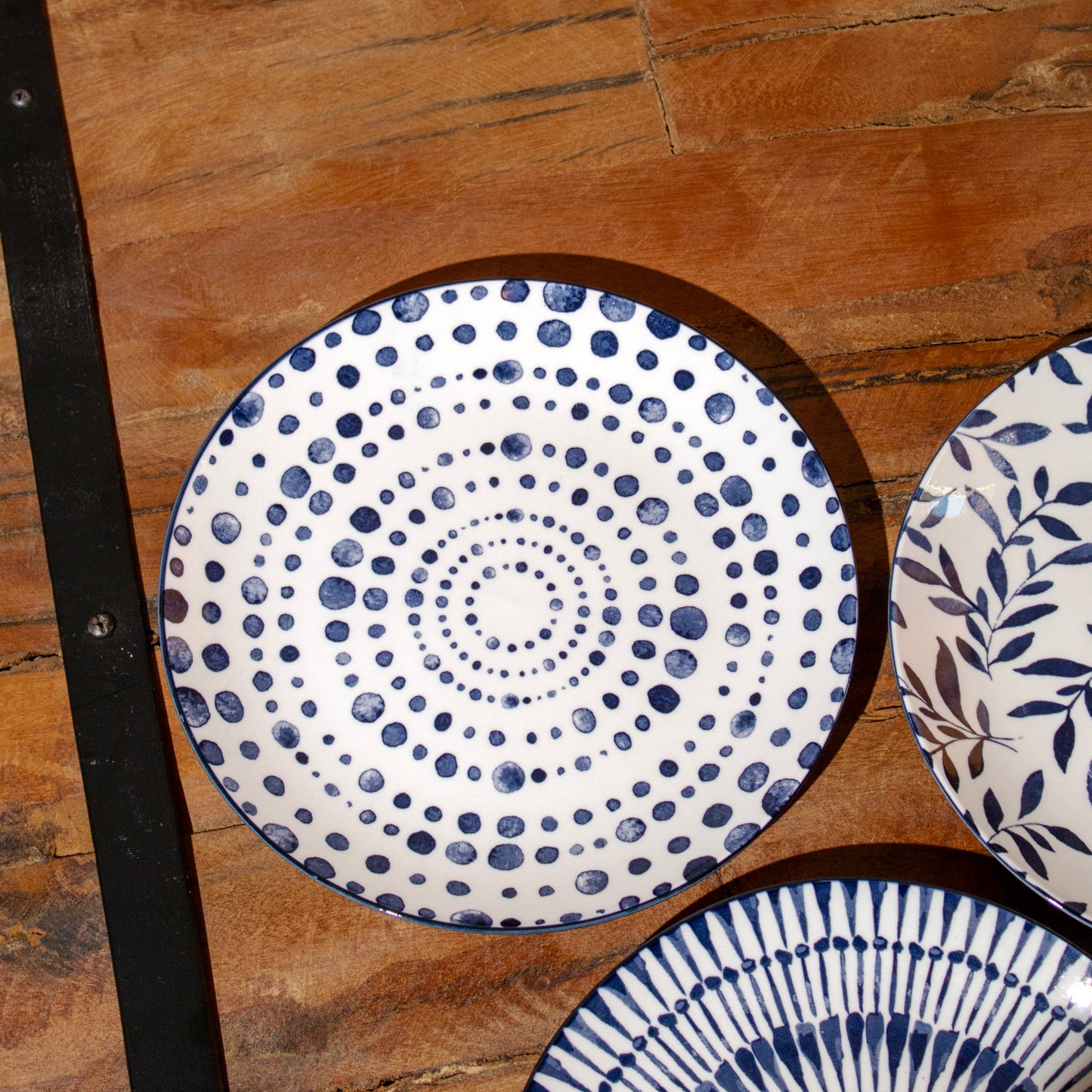 Set Of 6 Mediterranean Patterned Side Plates