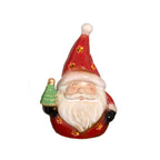 Light Up Ceramic Santa Figurine