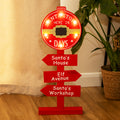 Christmas Countdown Signpost Tabletop Decoration