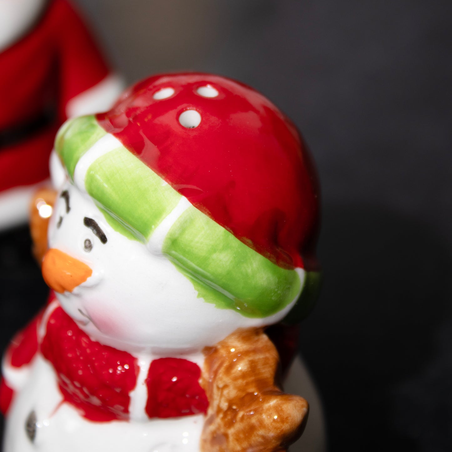 Santa & Snowman Salt And Pepper Shakers