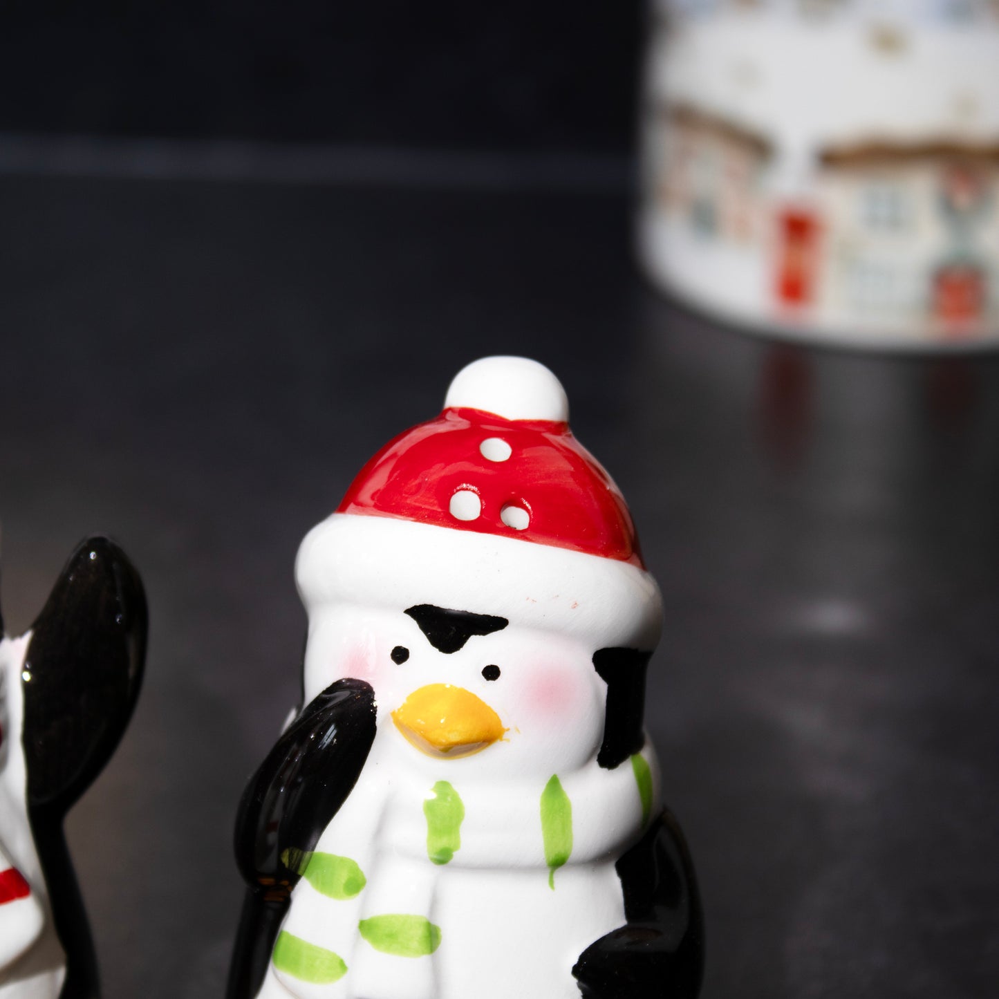 Christmas Penguins Salt And Pepper Shakers