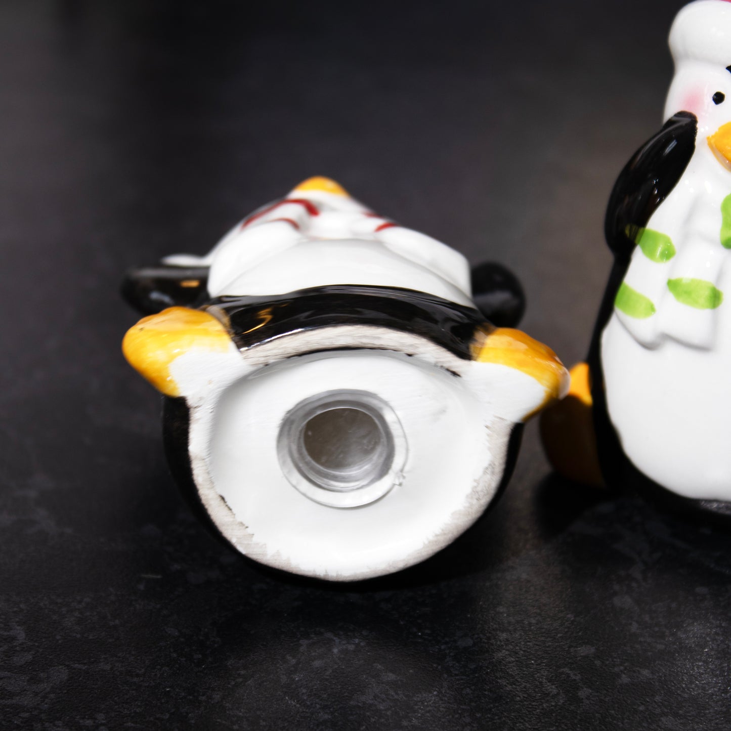 Christmas Penguins Salt And Pepper Shakers