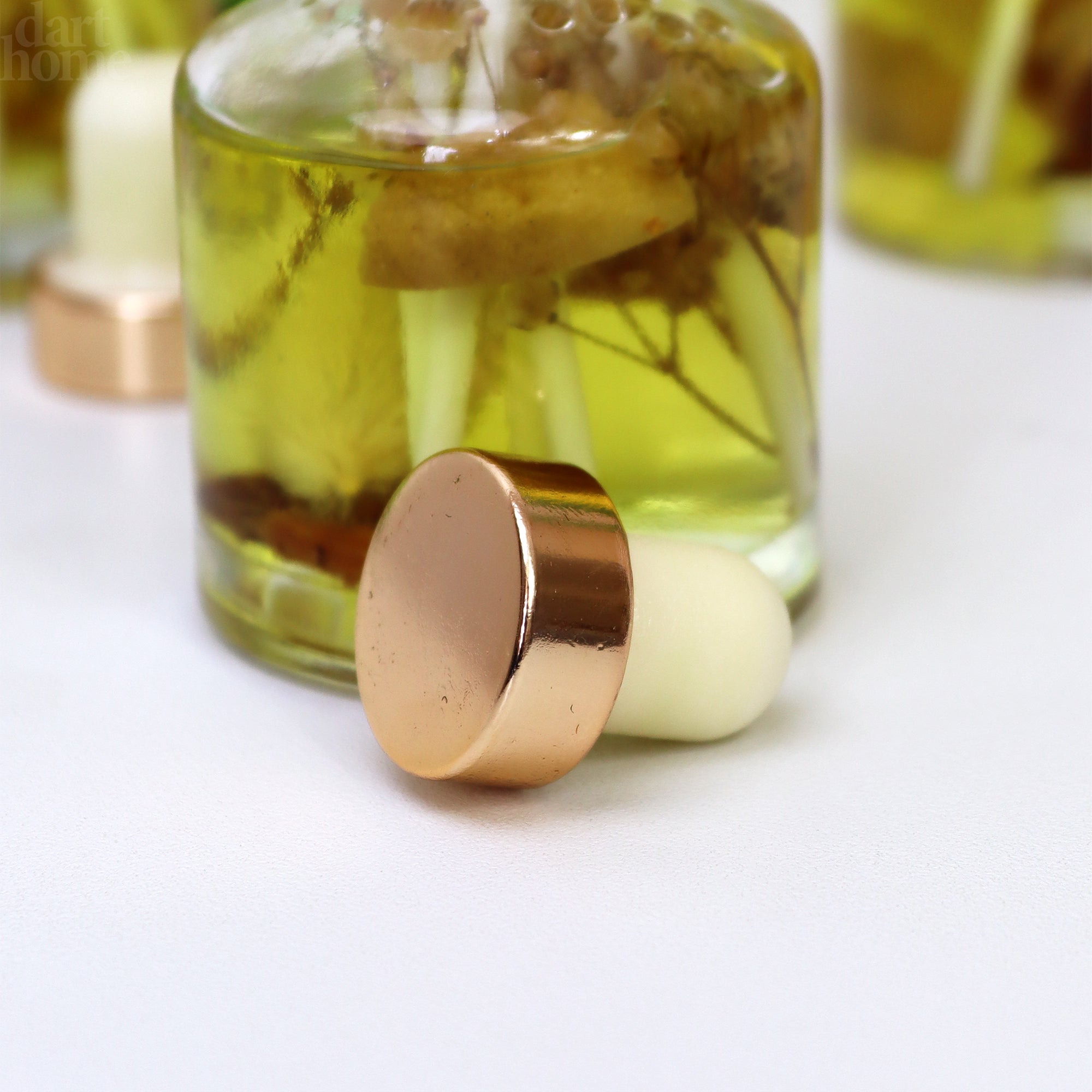 Set Of 3 Lime Basil & Mandarin Fragranced Reed Diffusers