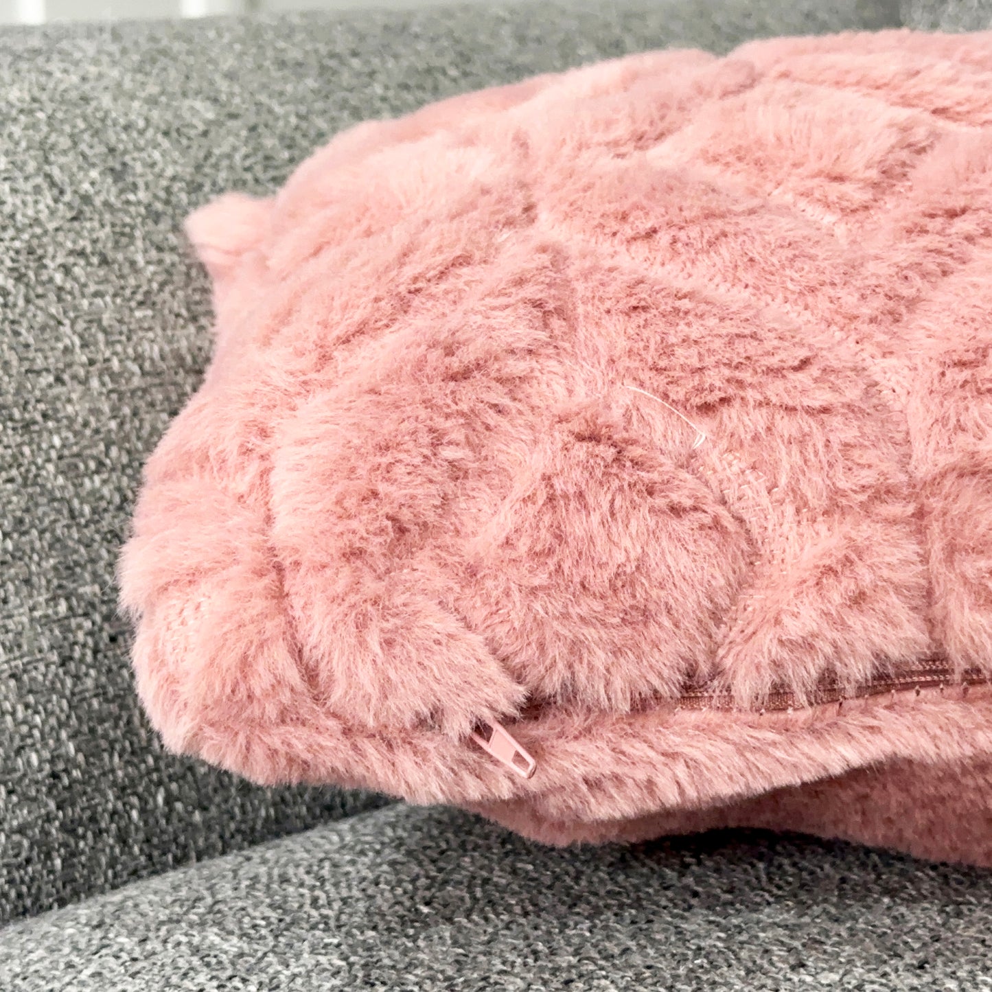 Pink Diamond Plush Cushion 50x30cm